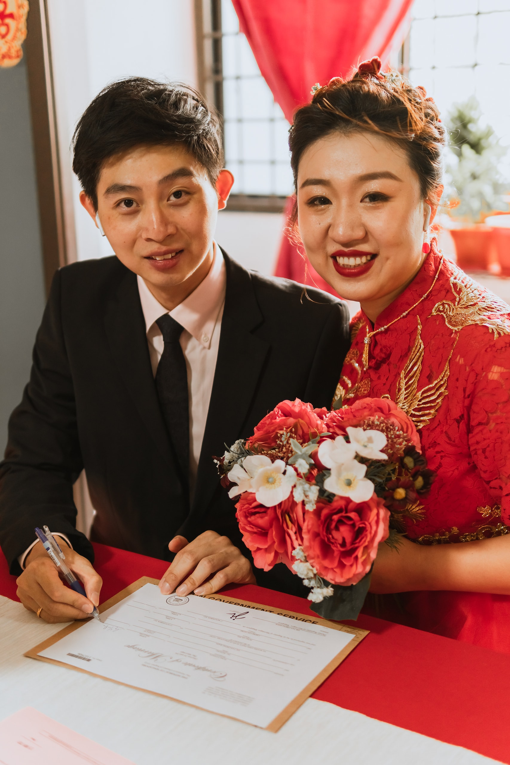 ROM & Solemnisation photoshoot — Yanhan and Wife
